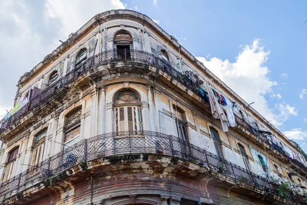 Eski Havana, Küba'da bina Dilipitated