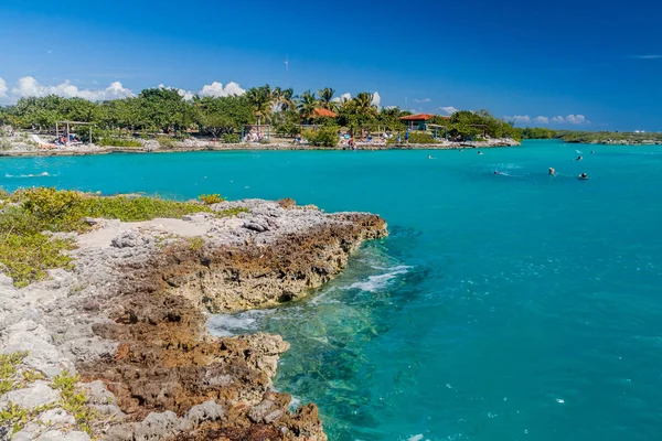Playa Giron Куба Лютого 2016 Вид Морському Курорті Caleta Buena — стокове фото