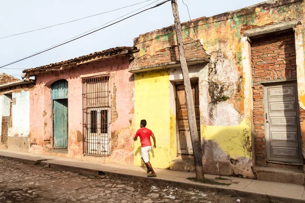 Trinidad Cuba Feb 2016 Weergave Van Vervallen Huizen Het Centrum — Stockfoto