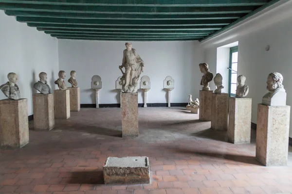 Havana, Küba - 23 Şubat 2016: İç Palacio de los Capitanes Generales, Kent Müzesi, Eski Havana, Küba'da olduğu.