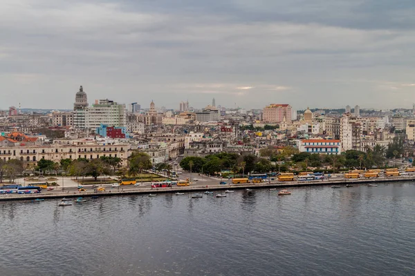 Havana ile ulusal Capitol, Küba'nın manzarası