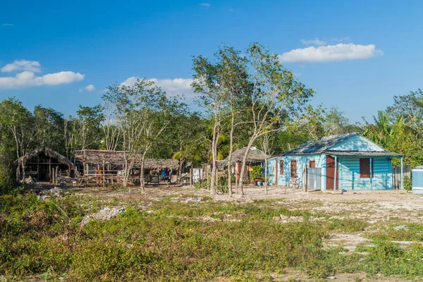 Piccole Case Nel Villaggio Playa Giron Cuba — Foto Stock
