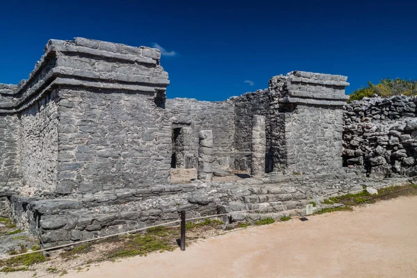 Harabeleri antik Maya kentin Tulum, Meksika