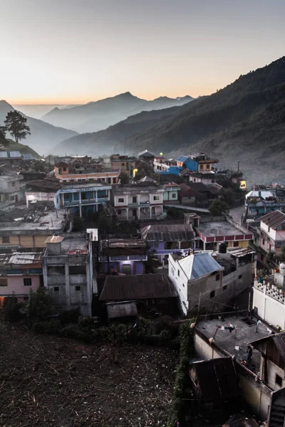 Veduta Aerea Della Città San Mateo Ixtatan Guatemala — Foto Stock