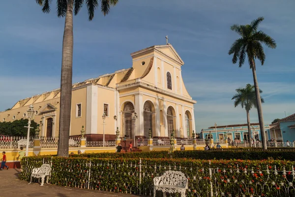 Trinidad Cuba Feb 2016 Iglesia Parroquial Santisima Trinidad Church Plaza — 图库照片