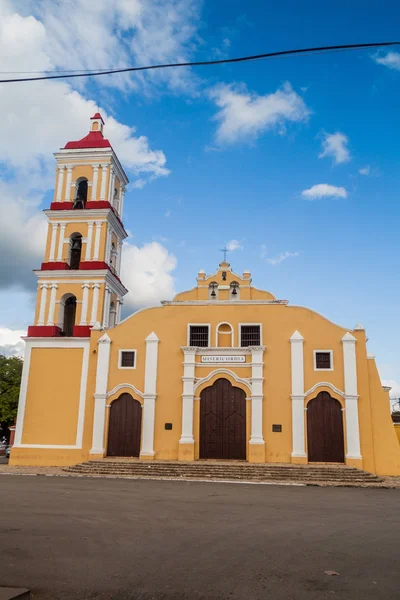 Kościół San Juan Bautista Remedios Kuba — Zdjęcie stockowe