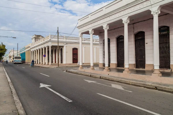 Cienfuegos Cuba Fevereiro 2016 Paseo Del Prado Street Cienfuegos Cuba — Fotografia de Stock