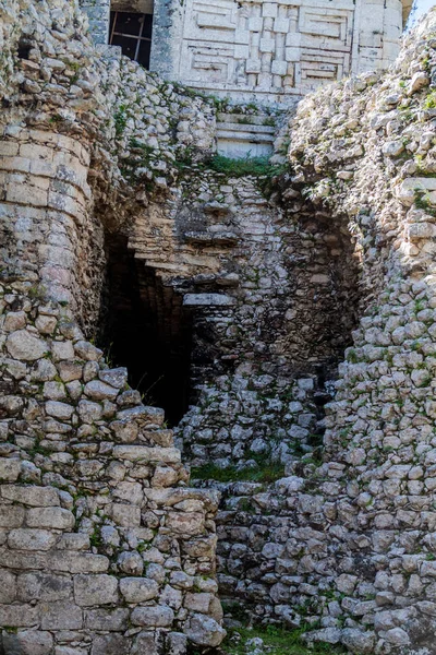 Rovine Dell Edificio Chiamato Nunnery Edificio Las Monjas Nell Antica — Foto Stock