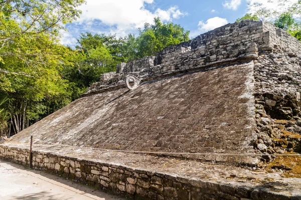 Coba Meksika Maya Şehir Kalıntıları Top Sahası — Stok fotoğraf