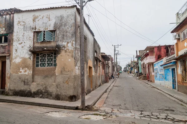 Matanzas Cuba Şubat 2016 Merkezi Matanzas Cuba Sokaklarda Görünümünü — Stok fotoğraf