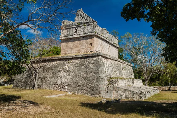 Maya Arkeolojik Sit Chichen Itza Meksika Mahkemede Ball Oyunu — Stok fotoğraf