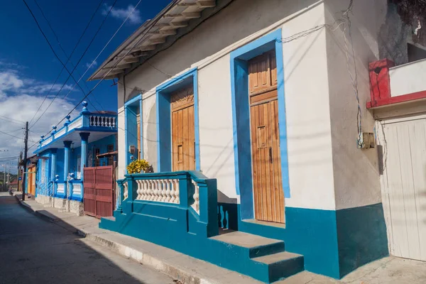 Kolorowe Domy Baracoa Kubie — Zdjęcie stockowe