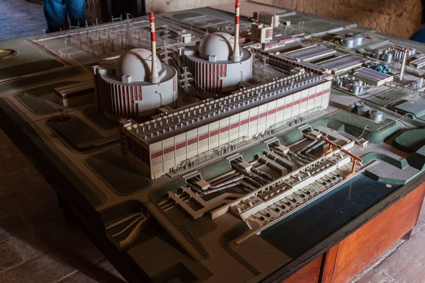 Castillo Jagua Cuba Feb 2016 Model Abandoned Juragua Nuclear Power — Stock Photo, Image