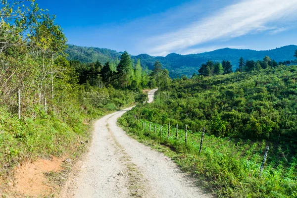 Landschaft Der Nähe Des Dorfes Yalambojoch Guatemala — Stockfoto