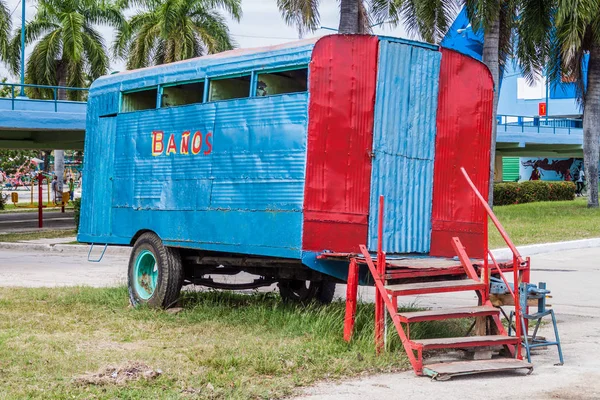 Holguin Kuba 2016 Január Pótkocsi Átváltani Egy Fürdőszoba — Stock Fotó
