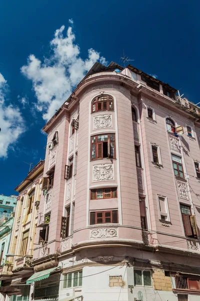 Edificio Avana Vecchia Cuba — Foto Stock