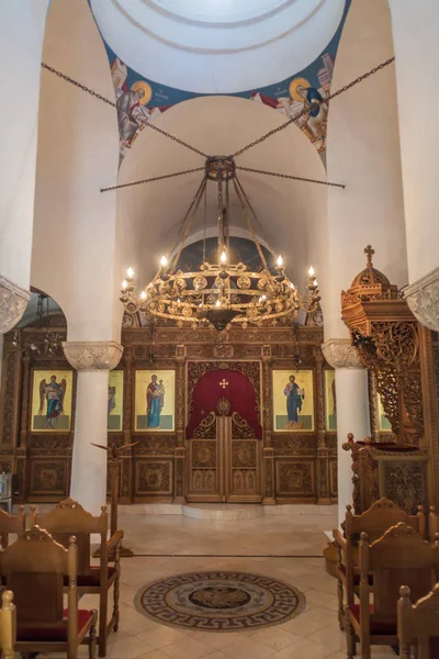 Havana Kuba Února 2016 Interiér Řecké Ortodoxní Kostel Havana Kuba — Stock fotografie