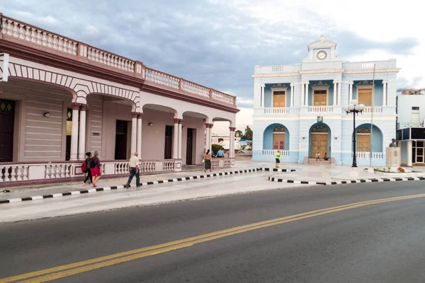 Las Tunas Cuba Ene 2016 Edificios Tradicionales Centro Las Tunas — Foto de Stock