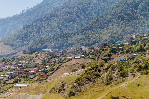 San Mateo Ixtatan Dorp Guatemala — Stockfoto