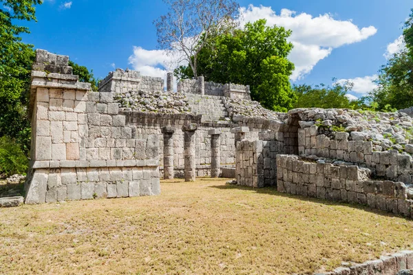 Templo Los Paneles Esculpidos Templo Los Retablos Antigua Ciudad Maya — Foto de Stock
