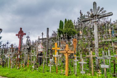 Hill haçlar, hac sitesi Kuzey Litvanya'daki