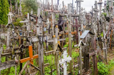 Hill haçlar, hac sitesi Kuzey Litvanya'daki