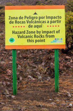 Telica yanardağ, Nikaragua yakınındaki bilgi yönetim kurulu