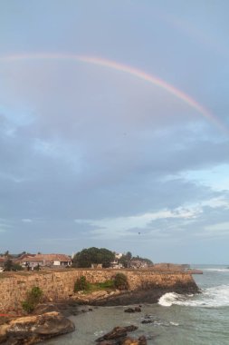 Gökkuşağı üzerinden Galle Fort, Sri Lanka