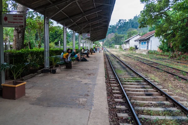 Ella Sri Lanka July 2016 Railway Station Ella Village — Stock Photo, Image