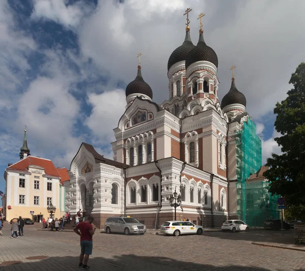 Tallinn Estland Augustus 2016 Alexander Nevsky Orthodoxe Kathedraal Tallinn — Stockfoto