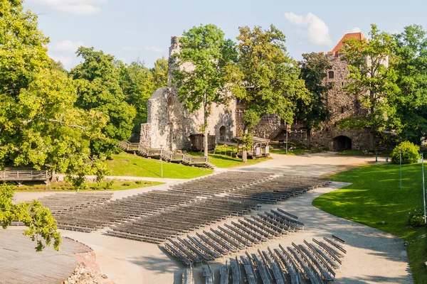 Ruins Sigulda Medieval Castle Latvia — Stock Photo, Image