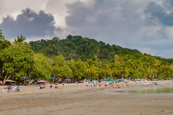 Manuel Antonio Costa Rica May 2016 People Beach Manuel Antonio — Stock Photo, Image