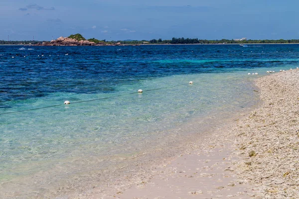 Strand Auf Der Taubeninsel Der Nähe Des Dorfes Nilaveli Sri — Stockfoto