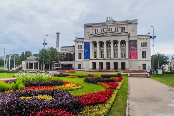 Riga Letonia Agosto 2016 Ópera Nacional Letonia Riga — Foto de Stock