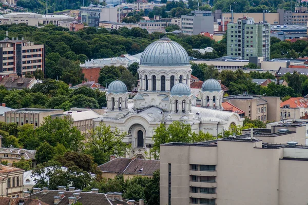 Iglesia San Miguel Arcángel Kaunas Lituania — Foto de Stock