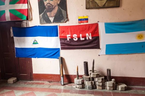 니카라과 혁명의 박물관의 니카라과 2016 인테리어 — 스톡 사진