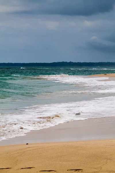 ボカス トロ諸島 パナマの一部でイスラ Zapatilla 島のビーチ — ストック写真