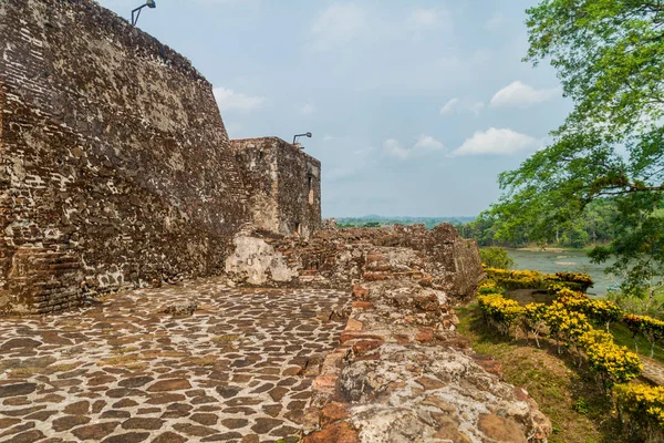 尼加拉瓜圣胡安河村的完美构想堡垒 — 图库照片