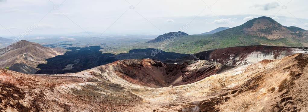 Crater of Cerro Negro volcano, Nicaragua