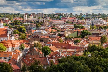 Vilnius, Litvanya'nın manzarası