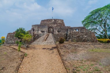 Kale Immaculate Conception köyün Ell Castillo, San Juan Nehri, Nicaragua
