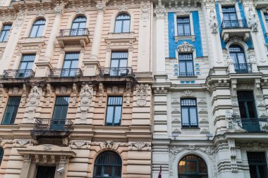 Riga, Letonya bina Jugendstil (Art Nouveau)