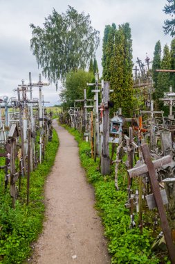 Hill haçlar, hac sitesi Kuzey Litvanya'daki