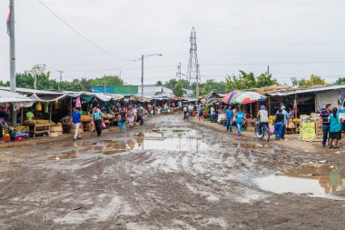 : Masaya, Nicaragua - 30 Nisan 2016: Görünüm, Mercado Belediye Ernesto Fernandez şehirde: Masaya, Nicaragua