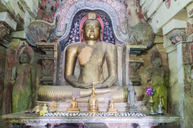 Buda resim Gadaladeniya Tapınağı yakınındaki Kandy, Sri Lanka