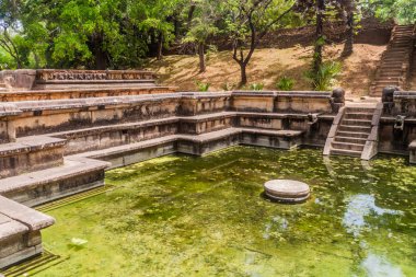 Yüzme Havuzu (Kumara pokuna) antik kenti Polonnaruwa, Sri Lanka