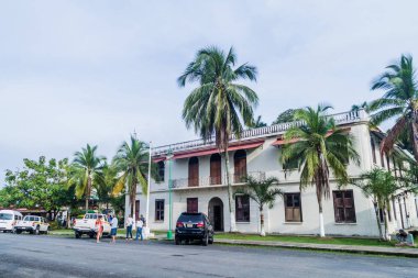 Bocas Del Toro, Panama - 20 Mayıs 2016: Görünüm Bocas del Toro şehir.