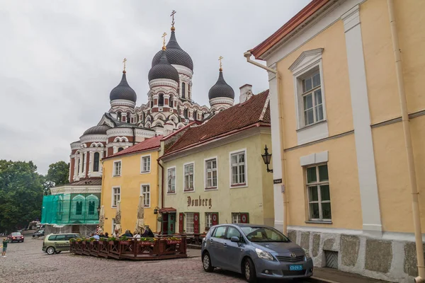 Tallinn Estonia August 2016 Alexander Nevsky Orthodox Cathedral Tallinn Estonia — Stock Photo, Image