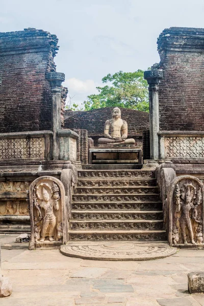 Vatadage Dans Ville Ancestrale Polonnaruwa Sri Lanka — Photo