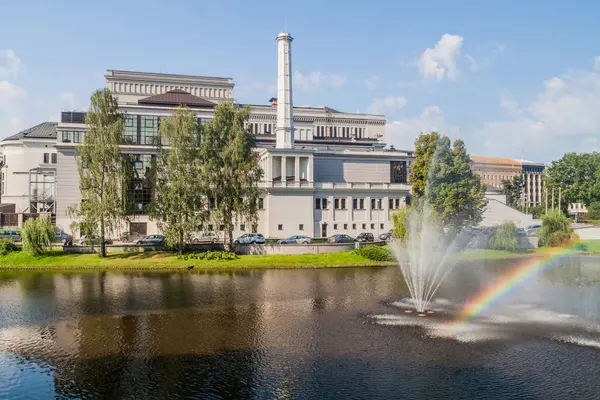 Riga Letonya Ulusal Operası — Stok fotoğraf